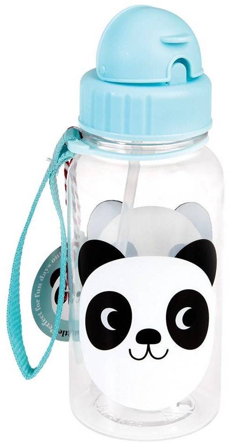 Waterfles - Drinkfles - Rietjesbeker panda