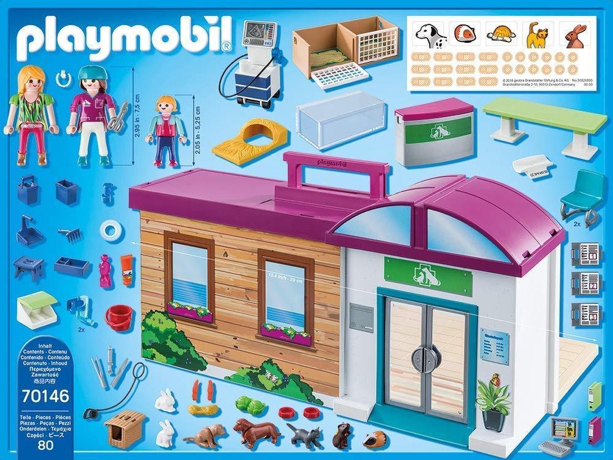 Playmobil City Life Clinique Vétérinaire Transportable | bol.com
