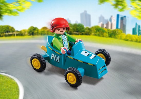 PLAYMOBIL  Jongen met cart - 5382
