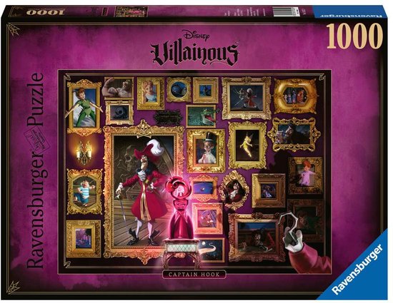Ravensburger Puzzle 1000 p - Capitaine Crochet (Collection Disney  Villainous)