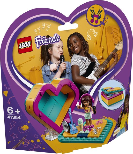 Aan boord het formulier ongeduldig LEGO Friends Andrea's Hartvormige Doos - 41354 | bol.com