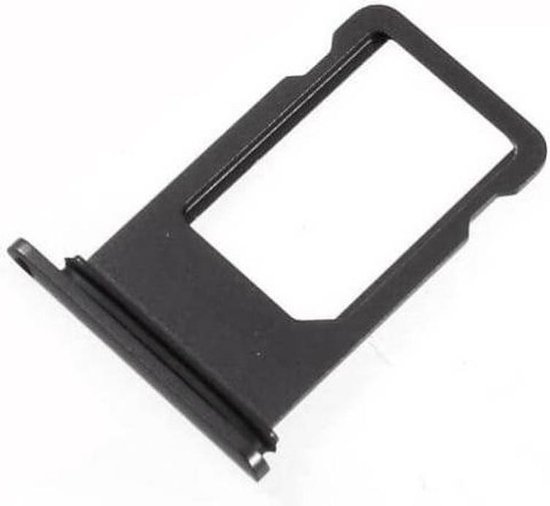 Gevoel van schuld bestrating Openlijk iPhone 8 Simkaart Houder Zwart / Sim card tray black | bol.com