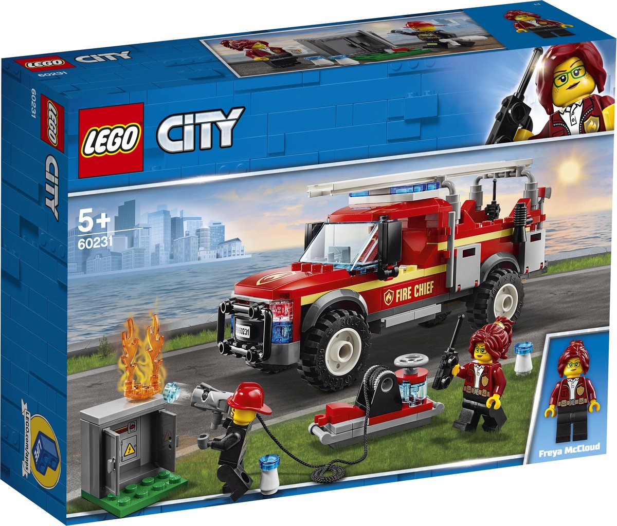 huichelarij fout Appal LEGO City Reddingswagen van Brandweercommandant - 60231 | bol.com