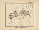 Historische kaart, plattegrond van gemeente Epe ( Vaassen) in Gelderland uit 1867 door Kuyper van Kaartcadeau.com