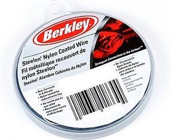 Bas De Ligne Métallique Berkley McMahon 30 Cm – 30 LB, Câble Acier Inoxydable – Lot De 3 – Pour Brochet Et Pêche Au Leurre