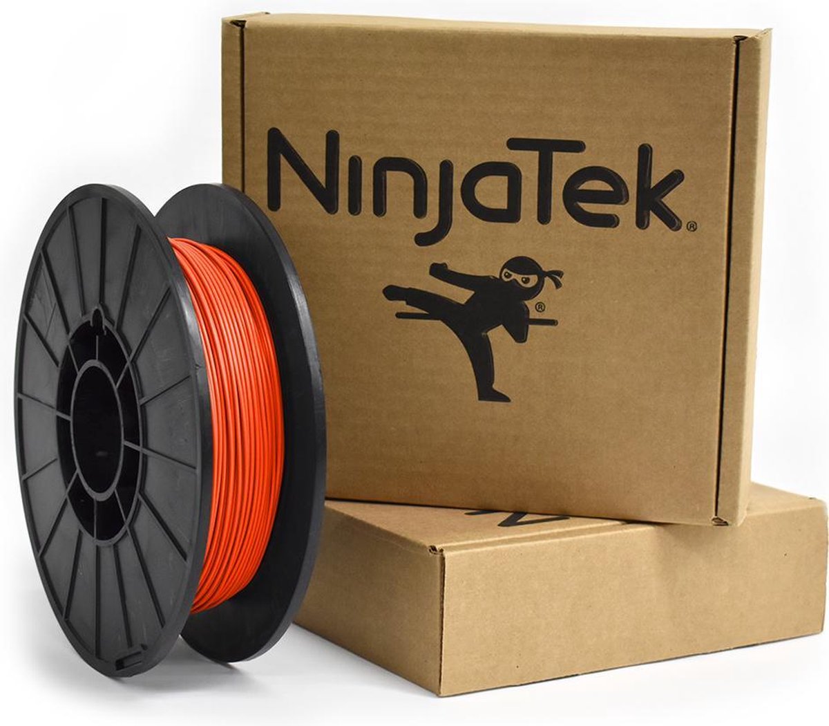 NinjaFlex 3DNF0517505 TPU Filament TPU Flexibel, Chemisch bestendig 1.75 mm 500 g Oranje, Lava 1 stuk(s)