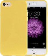 Luxe Back cover voor Apple iPhone 6 - iPhone 6s - Geel - TPU Case - Siliconen Hoesje