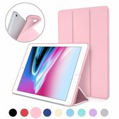 iPadspullekes - Apple iPad Mini 4/5 Hoes Roze- Smart Cover - Tri-fold hoes met Auto/Wake functie en Magnetische sluiting - Roze