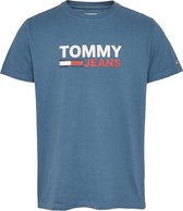Tommy Hilfiger Sportshirt - Maat M  - Mannen - blauw/wit/rood/navy