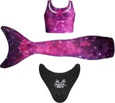 Zeemeermin staart met monovin Mermaid Sisters Star of the Sea Purple maat XS