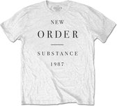 New Order Heren Tshirt -L- Substance Wit