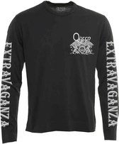 Queen Longsleeve shirt -S- Extravaganza Zwart