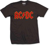 AC/DC Kinder Tshirt -Kids tm 4 jaar- Logo Zwart