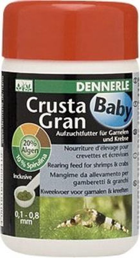 DENNERLE Crusta Gran, baby garnalenvoer 62 g