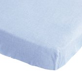 BINK Bedding Hoeslaken Bo Blue 60 x 120 cm