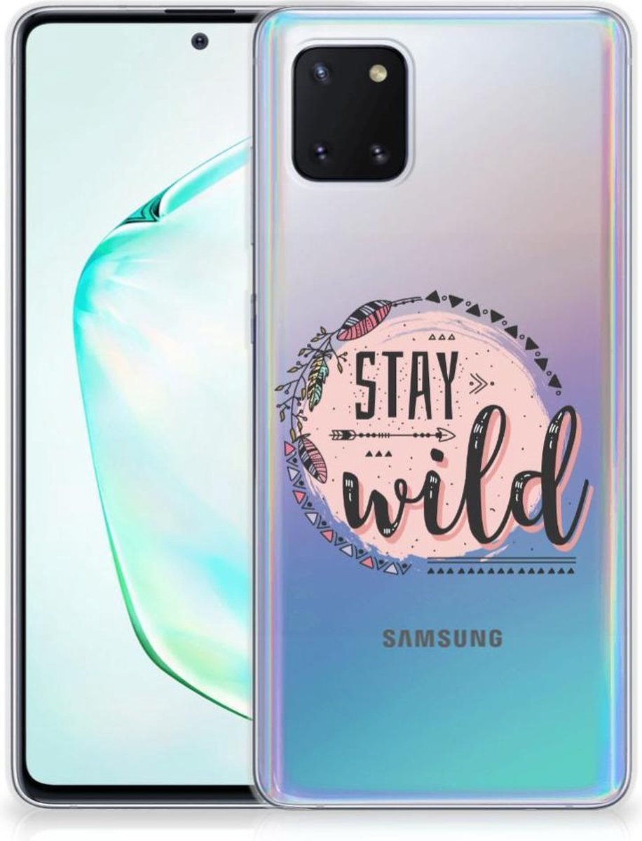 Samsung Galaxy Note 10 Lite Telefoonhoesje met Naam Boho Stay Wild