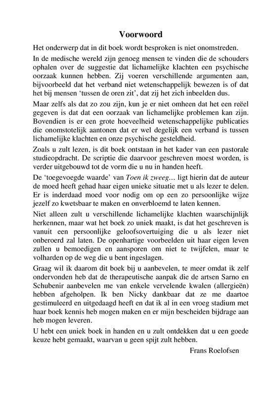 Toen ik zweeg