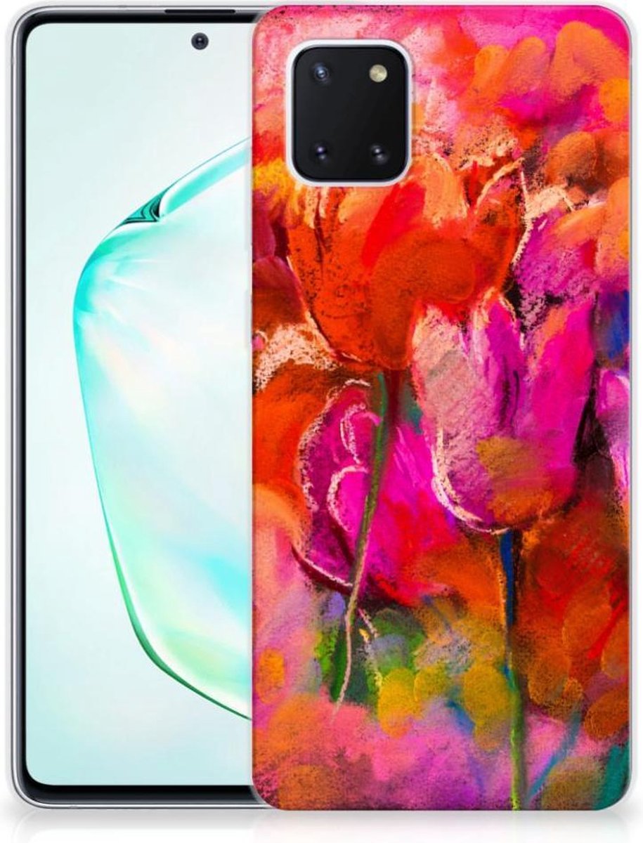 Hoesje maken Samsung Galaxy Note 10 Lite Tulips
