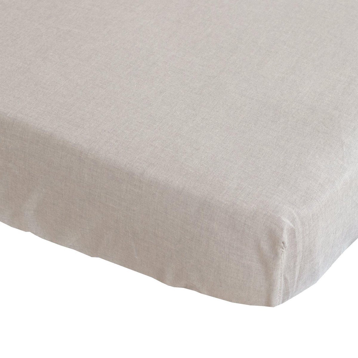 BINK Bedding Hoeslaken Bo Zand 70 x 150 cm - juniorbed - peuterbed - kinderkamer - chambre - beige