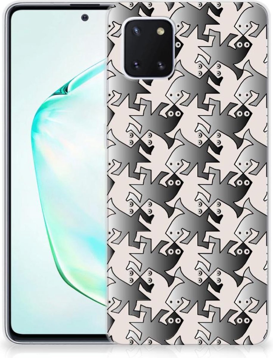Samsung Galaxy Note 10 Lite TPU Hoesje Salamander Grey