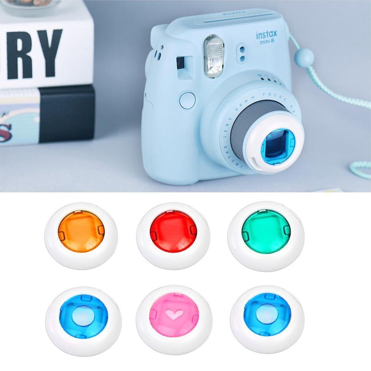 Close-Up Kleuren Filter Set Geschikt Voor Fujifilm Instax Mini 7S/8/8+/9 Camera -... |
