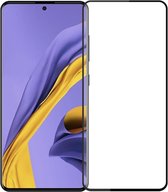 Full-Cover Tempered Glass - Geschikt voor Samsung Galaxy A71 Screen Protector - Zwart