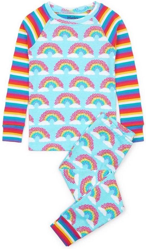 Hatley pyjama meisje Magical Rainbows 134-140 | bol.com