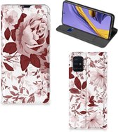 Bookcase Samsung Galaxy A51 Watercolor Flowers