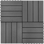 vidaXL - 22 - st - Terrastegels - 30x30 - cm - 2 - m² - HKC - grijs