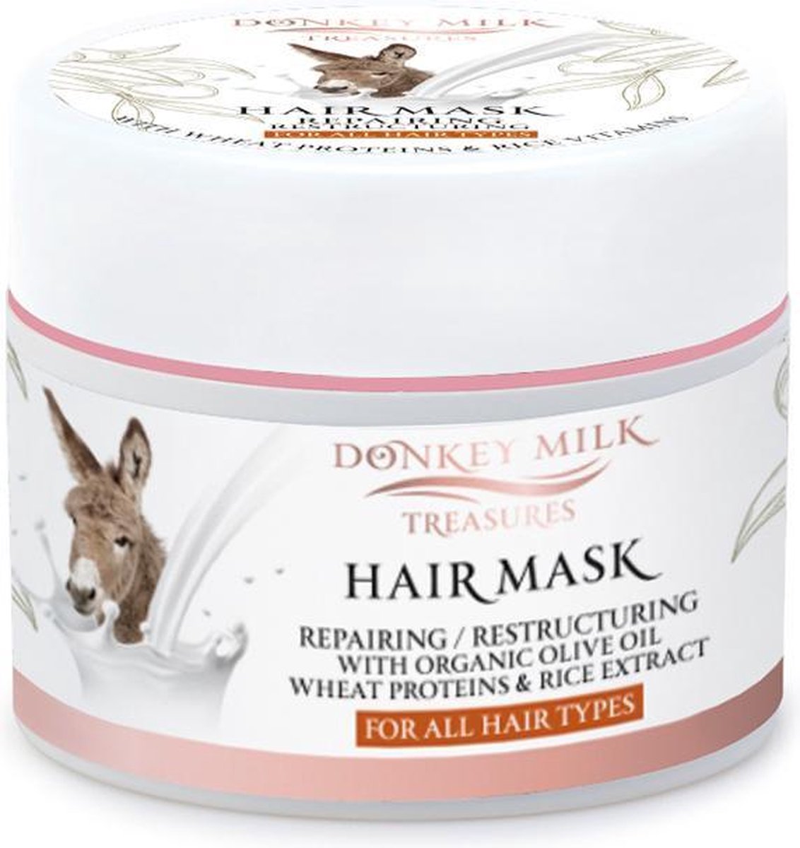 Pharmaid Donkey Milk Treasures Haarmasker 200ml | Organic Hair | Natuurlijk Goed