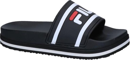 Fila Morro Bay Zeppa Zwarte Badslippers Dames 40 Fila Morro Bay Zeppa Zwarte Badslippers Dames 40
