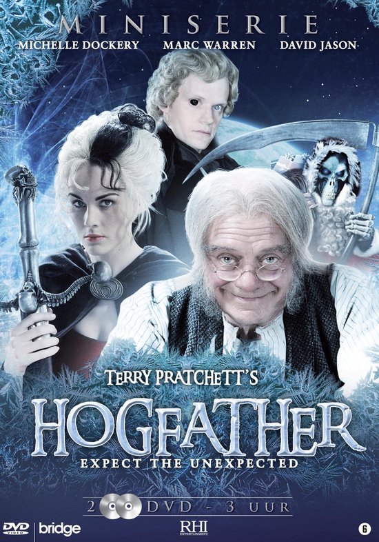 Miniserie Hogfather. Michelle Dockery, Marc Warren, David Jason. Terry Pratchett's Hogfather, verwacht het onverwachte.