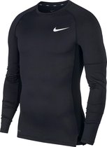 Nike Pro 4 Compressie Sportshirt - Maat XXL  - Mannen - zwart