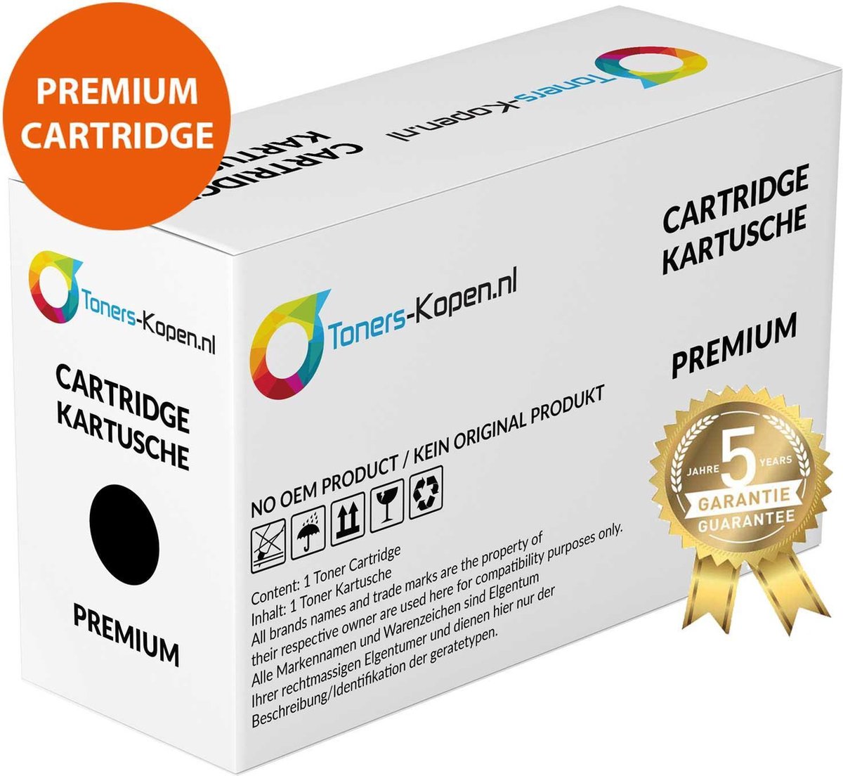 HP CE278A Canon 726 728 - Huismerk Toner Zwart 2100 pagina's - CE278A compatible - CE278A alternatief - Canon toner - HP toner - LaserJet P1566 P1606dn M1536dnf I-Sensys LBP6230dw MF4890dw