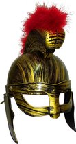 Rubie's Helm Gladiator Unisex Goud/rood One Size