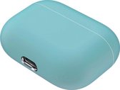 Mobigear Classic Siliconen Hoesje Geschikt voor Apple AirPods Pro - Turquoise