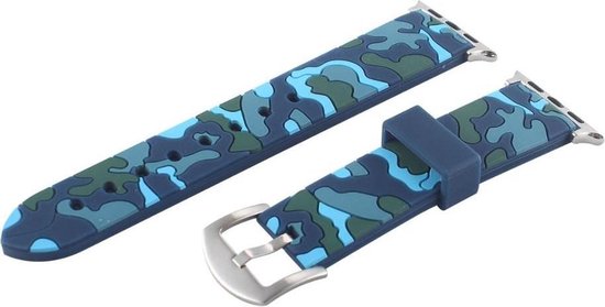 bracelet watchbands-shop.nl - Apple Watch Series 1/2/3/4 (38 & 40mm) - Bleu