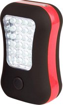 Abbey Camp Camping LED Lamp 2-in-1 - Rood/Zwart