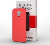 BMAX Samsung Galaxy S9 Plus Rood / Dun en beschermend telefoonhoesje / Case