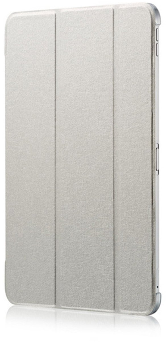 Mobigear Tablethoes geschikt voor Apple iPad Pro 12.9 Inch (2018) Hoes | Mobigear Tri-Fold Slim Bookcase - Zilver