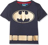 DC Batman - T-shirt - Model "Bat-Signal" - Zwart / Goud - 104 cm - 4 jaar