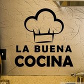3D Sticker Decoratie Spaanse taal vinyl muur sticker sticker keuken, Spanje de la cocina decor, sticker La buena cocina