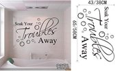 3D Sticker Decoratie Creatief Toilet Badkamer Muurstickers Toiletbehang Waterdicht Muurstickers Decoratieve poster Woondecoratie - 9376 / Small