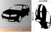 3D Sticker Decoratie Hoge kwaliteit Modern interieur Luxe oude auto muursticker Vinyl zelfklevende transport Race auto sticker voor Sofa achtergrond - Car53 / Small