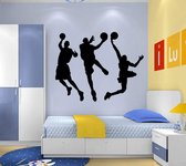 3D Sticker Decoratie 3D DIY Dunk Wall Sticker Vinyl DIY Home Decor Basketball Player Decals Sport For Kids Room