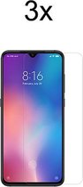 Xiaomi Mi 9 Lite Screenprotector - Beschermglas Xiaomi Mi 9 Lite Screen Protector Glas - 3 stuks