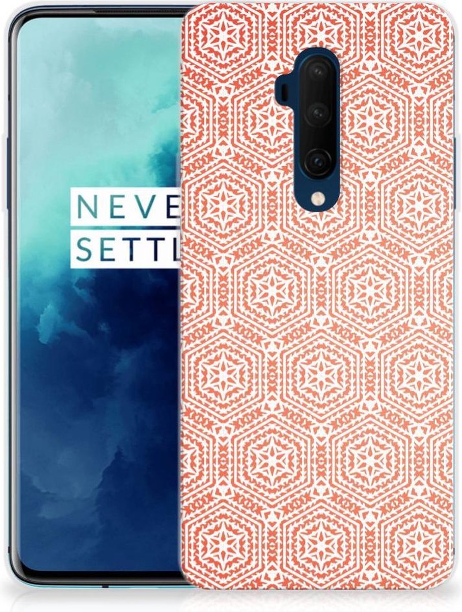 TPU Hoesje voor OnePlus 7T Pro TPU bumper Pattern Orange
