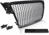 Grill AUDI A4 B8 08-11 GLANZEND ZWART RS-STIJL