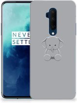 OnePlus 7T Pro Telefoonhoesje met Naam Grijs Baby Olifant