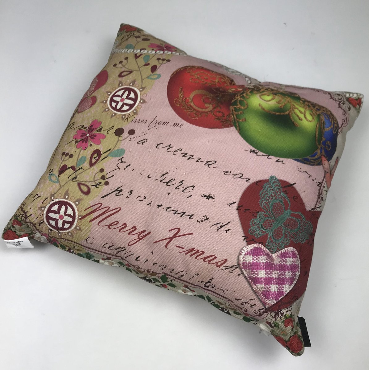 Madison kerst sierkussen 50x50 cm Thim Meerkleurig